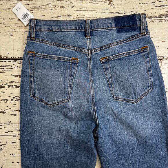 Abercrombie & Fitch Ankle Straight Leg Ultra High Rise Jeans Size 29 or 8 Long - Picture 7 of 8
